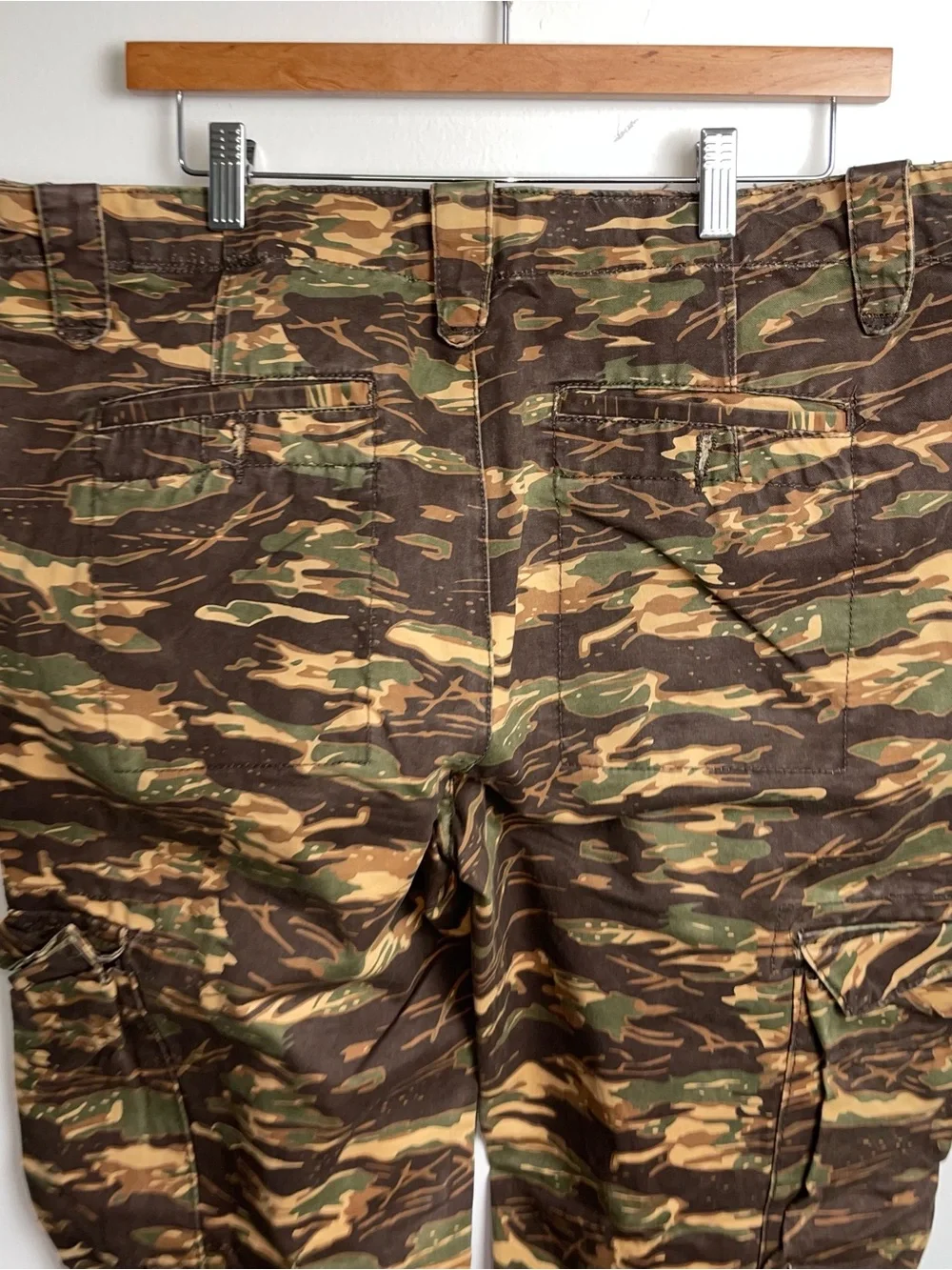 Ecko Unlimited Tigerstripe Camo Cargo Pants - Green/Brown/Tan